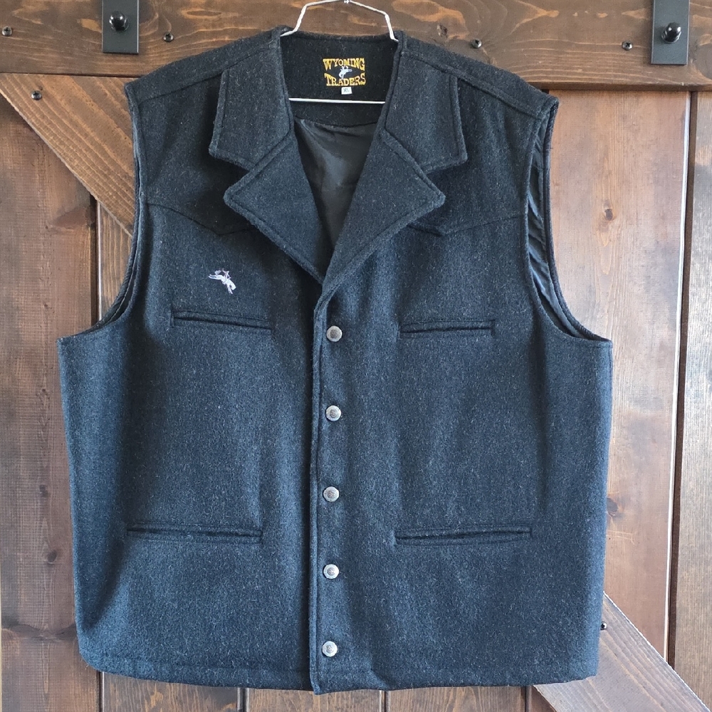 Wyoming Traders 100% Virgin Wool Men's Vest XL Lined